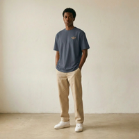 FNDMentals Mounains Graphic - Basic Short Sleeve Tee