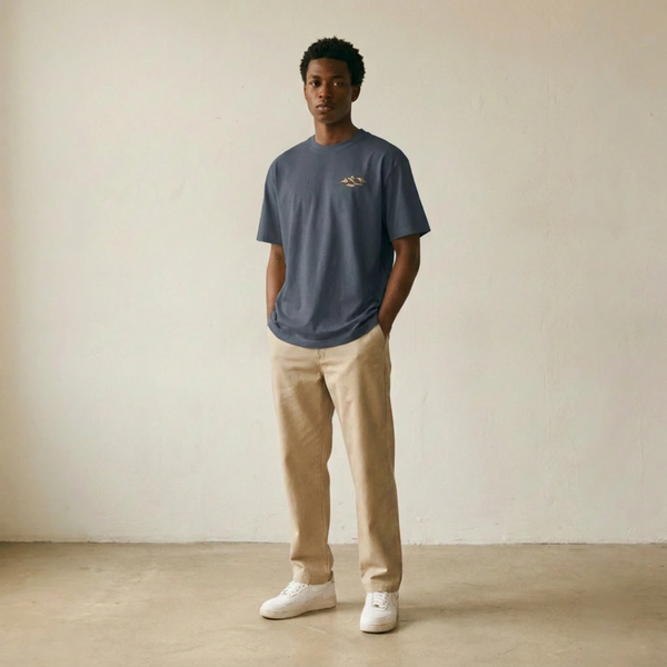 FNDMentals Mounains Graphic - Basic Short Sleeve Tee