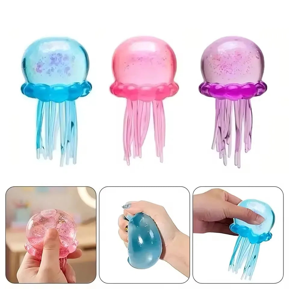 Schylling Nee Doh Jellyfish Squish Toy – Stress Relieving Sensory Fidget