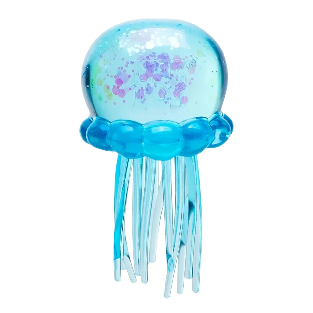 Schylling Nee Doh Jellyfish & Cube Set – Stress Relieving Squish Toy