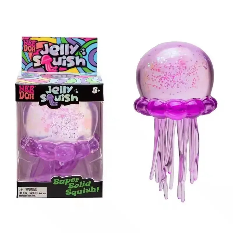 Schylling Nee Doh Jellyfish Fidget Toy – Stress Relieving Squishy Ball