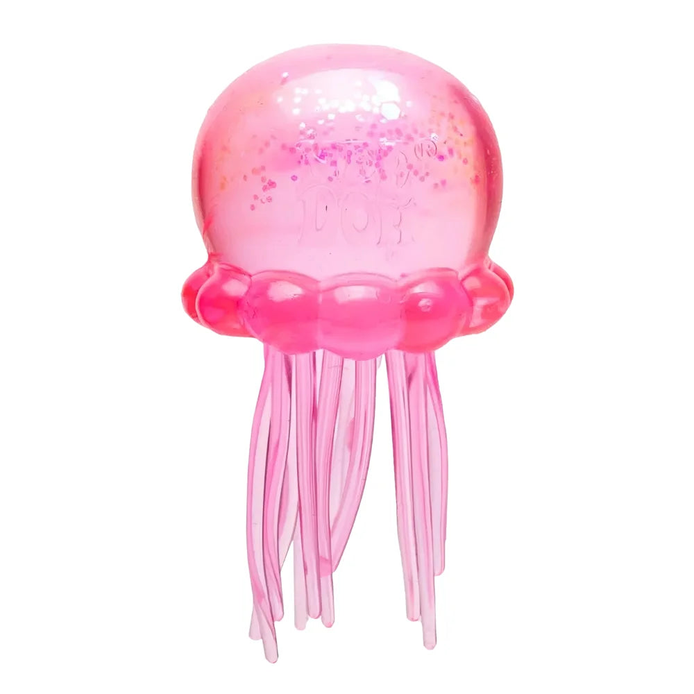 Schylling Nee Doh Jellyfish & Cube Set – Stress Relieving Squish Toy