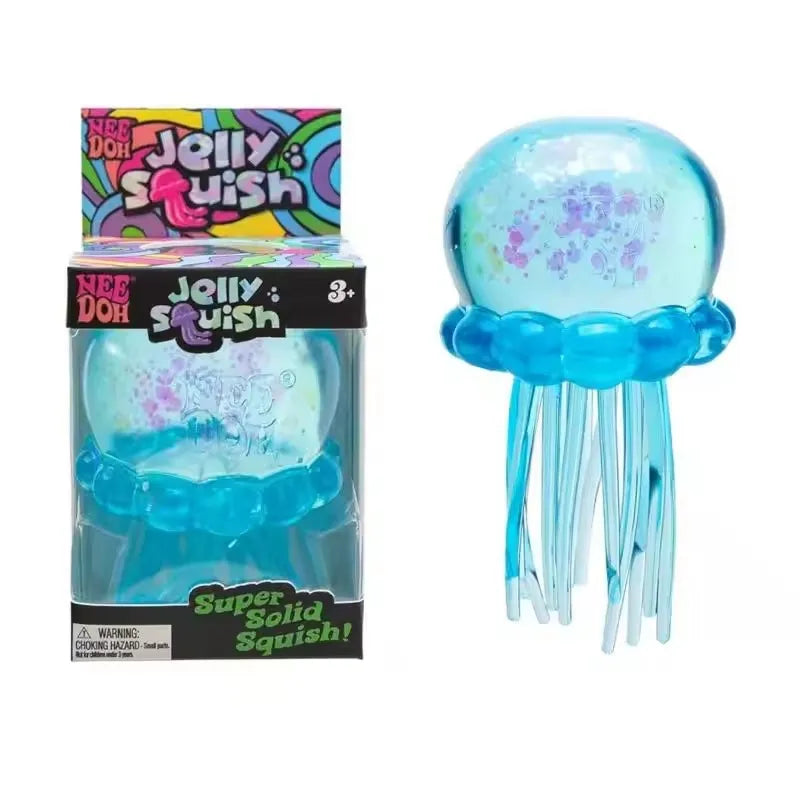 Schylling Nee Doh Jellyfish Fidget Toy – Stress Relieving Squishy Ball
