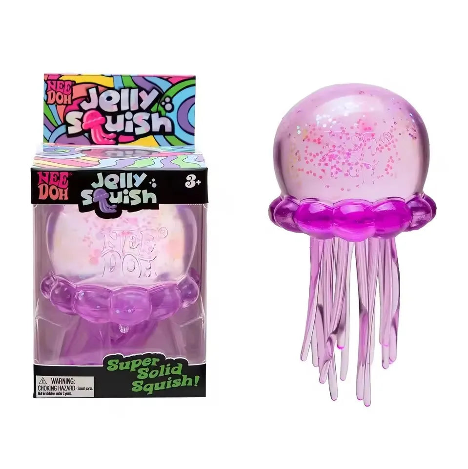 Schylling Nee Doh Jellyfish Squish Toy – Stress Relieving Sensory Fidget