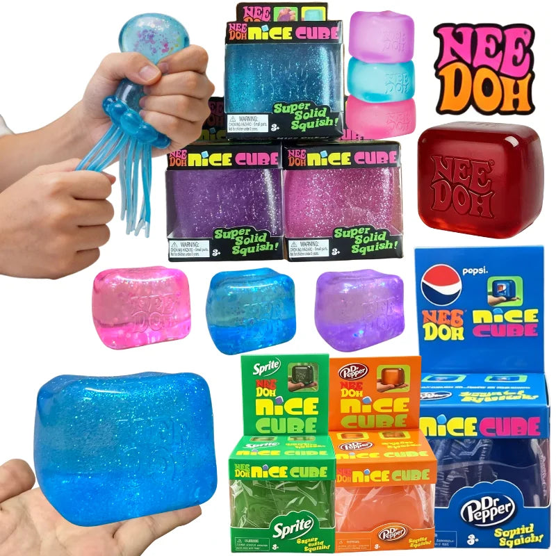 Schylling Nee Doh Jellyfish Fidget Toy – Stress Relieving Squishy Ball