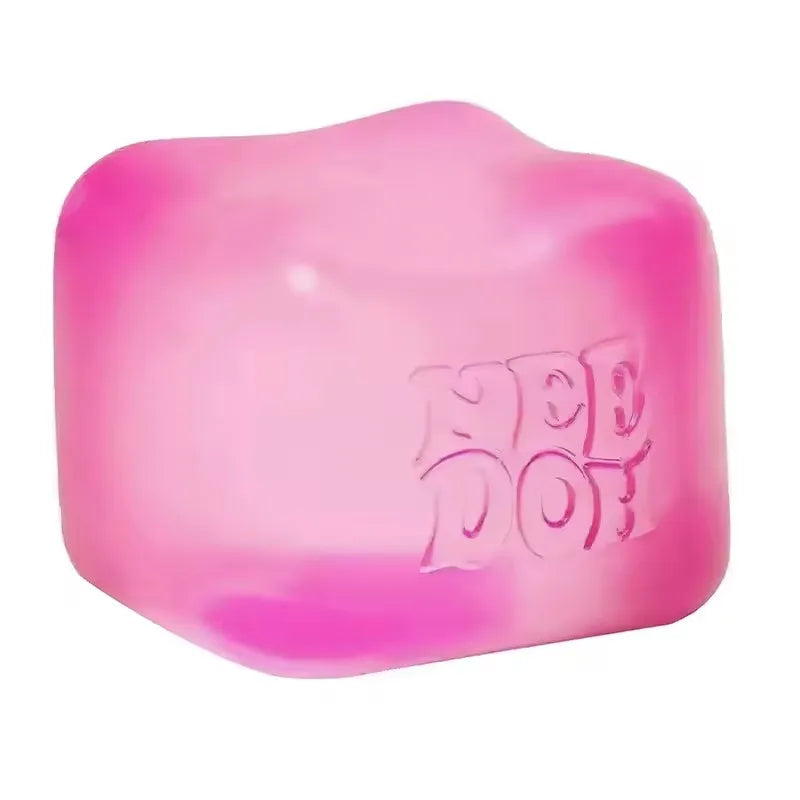 Schylling Nee Doh Jellyfish & Cube Set – Stress Relieving Squish Toy