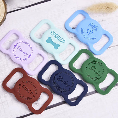 AirTag Pet Collar Case — Protective Silicone Holder for Dogs & Cats